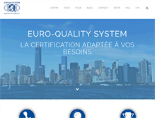 Tablet Screenshot of euroqualitysystem.com